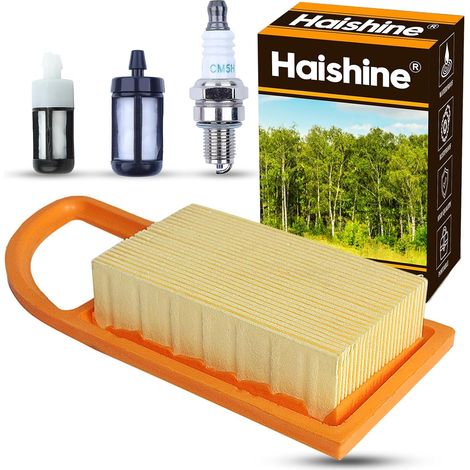 Kit de filtre à air pour souffleur à dos pour Stihl 4282 141 0300 BR550 BR500 avec filtre à carburant et bougie de rechange 4282-007-1001 (1/5)
