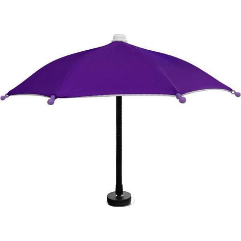 Magnetic Mobile Phone Umbrella, Adjustable and Foldable, Ideal for Beach and Outdoors (Pink) (1/5)