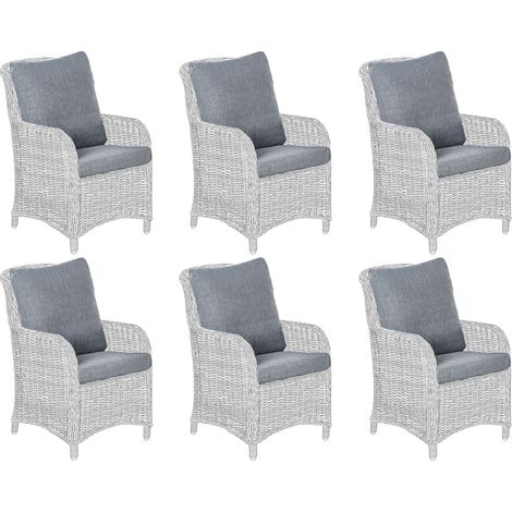Outdoor Cushion Cover Set CASCAIS Grey (1/5)