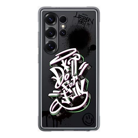 Customizable reinforced case for Galaxy S25 Ultra Black