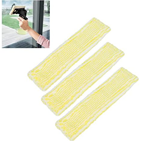 Jeffergarden Tampon nettoyant pour vitres en microfibre, tampon nettoyant pour vitres à forte absorption d'eau pour nettoyant pour vitres Karcher WV2 WV5 (1/5)