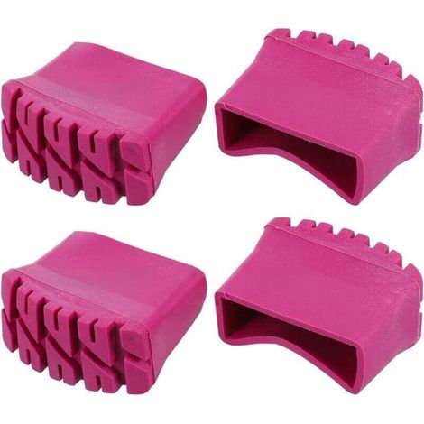 Lot de 4 embouts de protection antidérapants en caoutchouc Compatibles échelles pliantes et techniques Installation rapide sans outils (1/4)