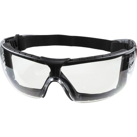 Wolfcraft Schutzbrille mit Band schwarz (1/3)