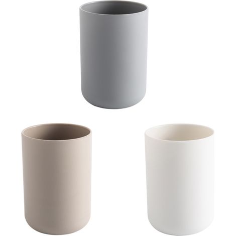Cup À Rincer - En Polypropylène PP - Pour Salle De Bain Et Cuisine - Empilable Et Lavable Au Lave-Vaisselle - Lot De 3 (1/5)