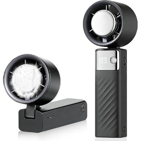 Ventilador Portátil - Ventilador Plegable 5000 mAh - 199 Niveles De Velocidad - Autonomía Hasta 16 Horas - Ligero Y Silencioso - Para Viaje Oficina Exterior Hogar - 177 x 50 x 60 mm (1/5)