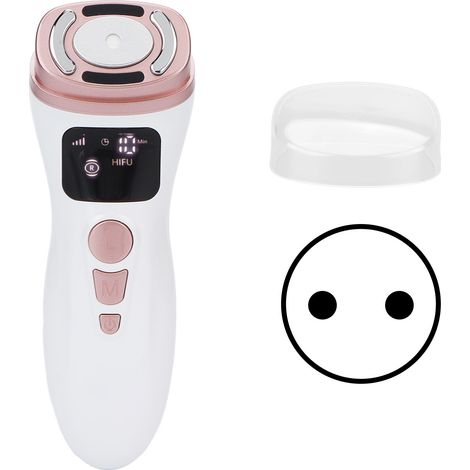 Appareil de soin beauté visage ultrasonique mini 5 vitesses 3 modes rajeunissement cutané 100-240V prise UE (1/5)