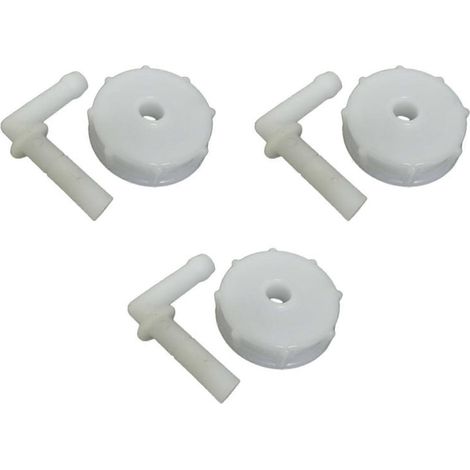 Lot de 3 bouchons de réservoir de récupération de liquide de refroidissement moteur avec joint pour Honda 19102PM5A00 + 19106RNAA00 (1/5)
