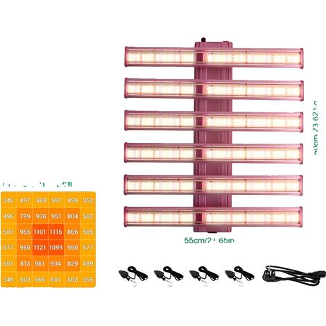 Lámparas de cultivo, brillo ajustable, bajo consumo energético, 320 W (1/2)