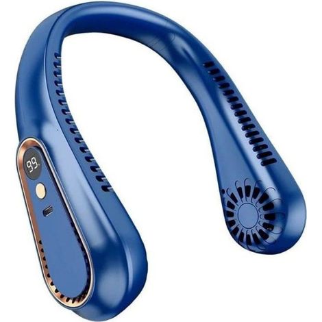 1 Nackenventilator, USB-aufladbar, ohne Rotorblätter, tragbar, persönliche Kühlung (1/5)