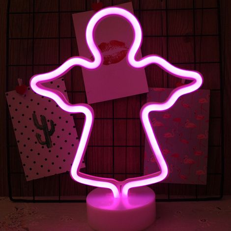 Veilleuse design mignonne, lampe de chevet, fonctionne avec 3 piles AA, alimentation USB, portable, pour la décoration intérieure, cadeau d'anniversaire. (1/5)