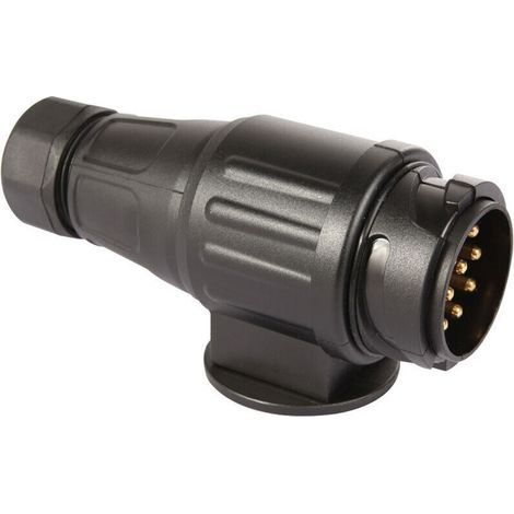 13-polige Anhängersteckdose, 13-poliger Stecker, wasserdicht, 12 V, für Wohnwagen, Wohnmobil, Auto, Boot (1/4)