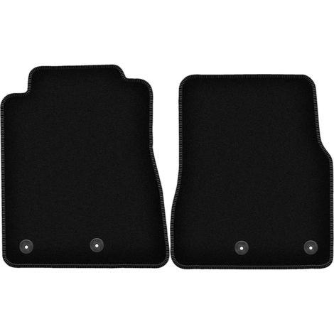 Tapis de sol avant BASIC en velours pour : Ford Mustang MK5 FL coupé (2011-2014)