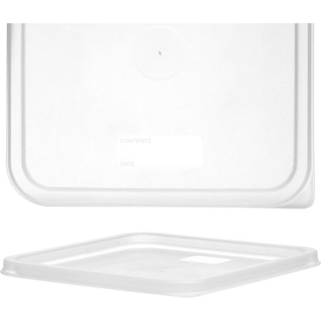 Coperchio trasparente per contenitore alimentare 235 x 235 mm - Hendi 870983 (1/3)