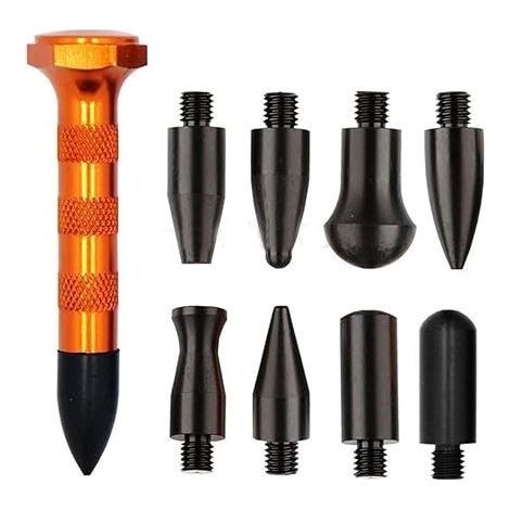 Kit de 9 outils pour réparation de bosses sur carrosserie, sans peinture (1/5)