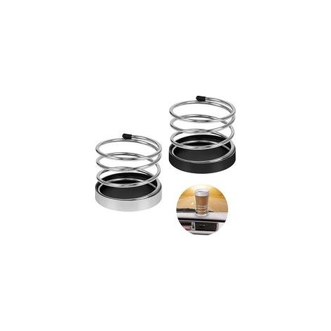 BRAVIX Portabicchieri per auto, 2 pezzi, portabicchieri per auto, portabicchieri in ferro, portabottiglie per auto, camion, portabicchieri universale per bevande, caffè, acqua, telefono