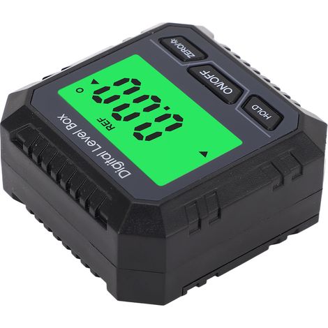 Boîte à Niveau Numérique Magnétique Mesureur d'Angle Inclinomètre Pour Menuiserie Bâtiment Maçonnerie Noir (1/5)