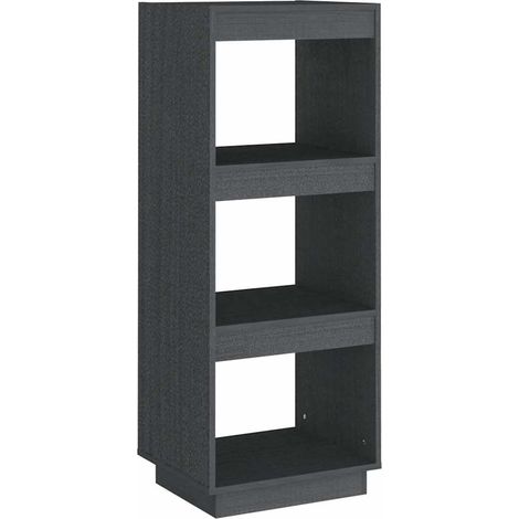 Maison Exclusive - Bücherregal/Raumteiler Grau 40x35x103 cm Massi (1/5)