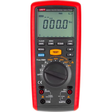Misuratore di resistenza di isolamento Uni-t UT505A (1/5)