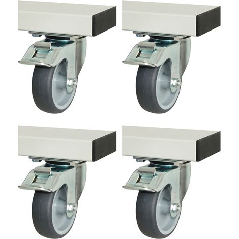 RAU Rollensatz für Serie adlatus 300+600 4 Lenkrollen