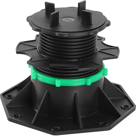 Randaco 10X Piedini regolabili per terrazza 65-140 mm supporti per piastrelle esterne giardino balcone materiale PP durevole