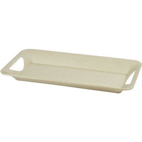 Plateau en Fibre de Bambou - DOMOCLIP - MEN85 - Rectangulaire - Marron - Compatible lave-vaisselle