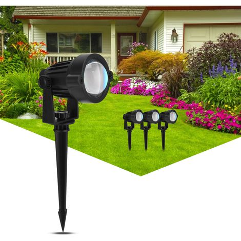 Projecteur LED étanche à LED, alimenté par USB, pour jardin et cour extérieure. Couleurs variées. (1/5)