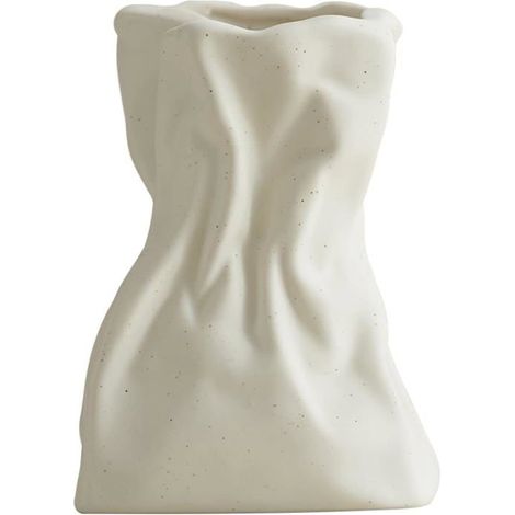 Vase à fleurs Céramique Design contemporain Blanc Petit vase à bourgeon (1/5)
