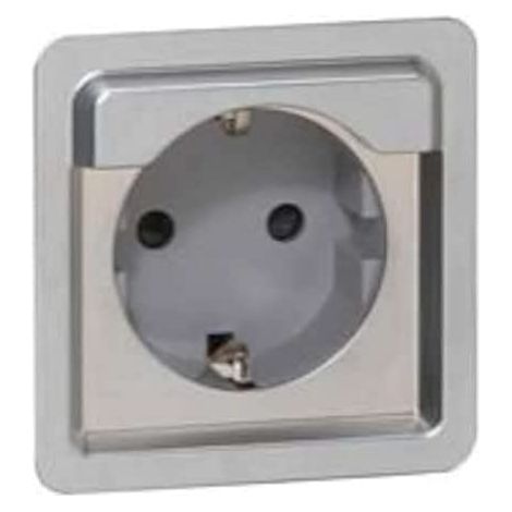 Legrand 077836 steckdose (sk) berhrungsschutz soliroc ip20 ik10 grau