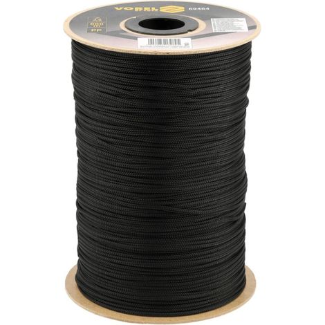 VOREL LINA PLECIONA 3MM 600M CZARNA