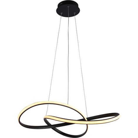 Italux Consa Suspension LED noire 3000/4000/6000K (1/3)