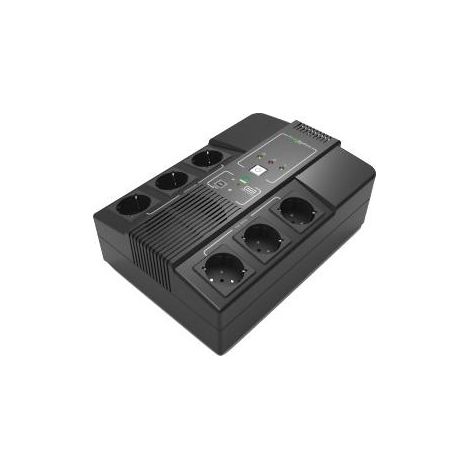 Elsist MULTISTATION 1000 sistema de alimentación ininterrumpida (UPS) Línea interactiva 1 kVA 600 W 6 salidas AC (1/2)