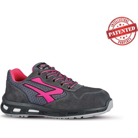 Chaussures de sécurité basses VEROK ESD S1P SRC - Gris/Rose 35