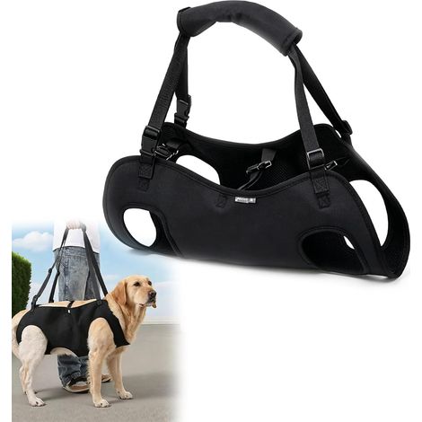 Harnais de Levage pour Chien capacité de Charge de 28 à 38 kg, XL, avec bretelles amovibles et cordon de serrage réglable pour les chiens handicapés ou à stabilité réduite (1/5)