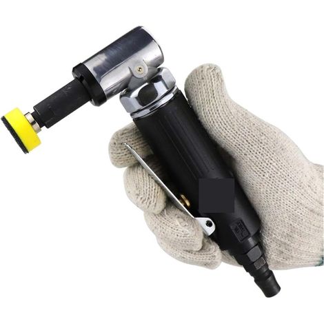 Meuleuse de Point pneumatique de 1 Pouce Machine de Polissage de Papier de Verre Meuleuse de Point de poussière Meuleuse de pièces Automobiles(Zwart) (1/5)