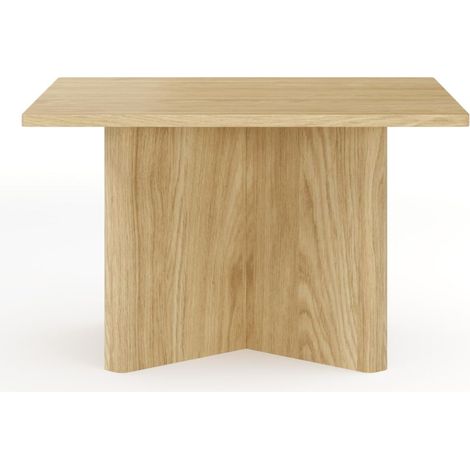 Table basse, couleur : chêne huilé, 80 x 49,4 x 80 cm (1/5)