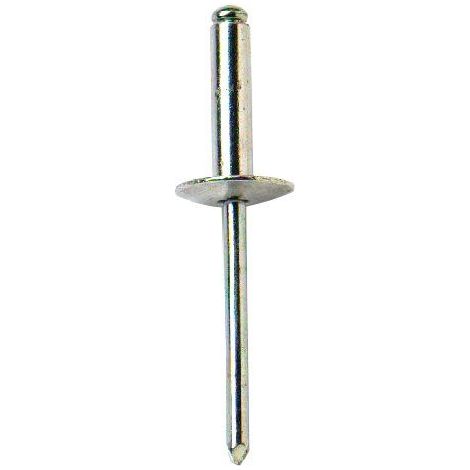 Bulk Hardware BH02797 Rivet pop a large bride, 4,8 x 13 mm, Set de 50 Pieces