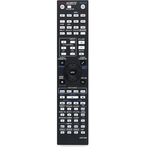 Fernbedienung kompatibel mit Pioneer AV-Receiver AXD7668