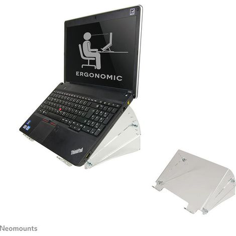 Neomounts NSNOTEBOOK300 soporte para ordenador portátil Transparente 55,9 cm (22") (1/3)