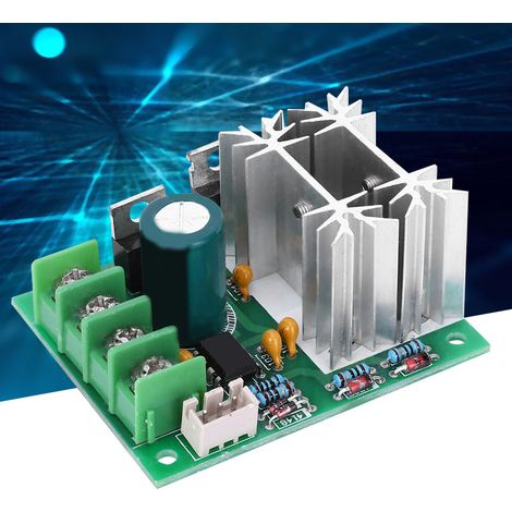 Carte de commande efficace pour moteur CC avec commutateur PWM à variation continue, compatible 6 V/12 V/24 V/30 V. (1/5)