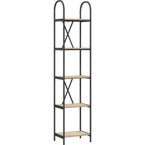 Maison Exclusive - Bücherregal Sonoma-Eiche 40 x 30 x 183 cm Holz