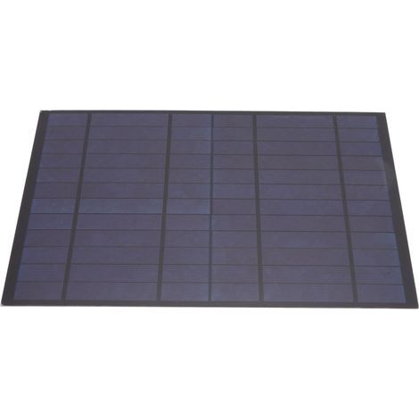 6V 10W polykristallines Silizium-Solarpanel 1660mA Solarladeplatte für Camping, Wandern und Bergsteigen (1/5)