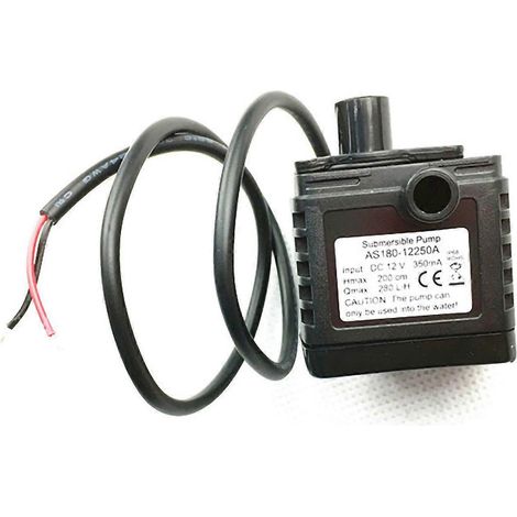 Mini-Tauchpumpe, bürstenlos, geräuscharm, 12 V Gleichstrom, Zubehör für Aquarien
