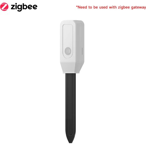 (Zigbee 1 pièce) Testeur de sol Tuya Zigbee : capteur d'humidité et de température sans fil pour la plantation, le jardin et les pelouses en pot. (1/4)