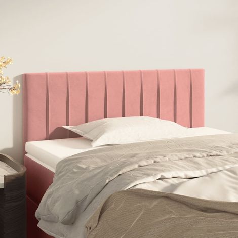 Kopfteil Rosa 100x5x78/88 cm Samt