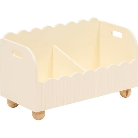 Coffre de Rangement Enfant "Bouli" 60cm Beige (1/2)