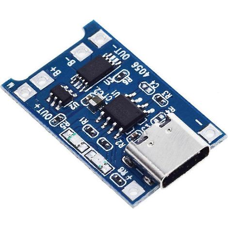 Packung mit 40 TP4056 USB Typ-C Lademodulen für 5V 1A Lithium-Ionen-Akkus (Doppelfunktion, 1A Schutz). (1/5)