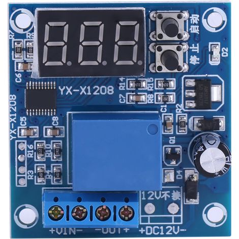 Module de commande marche/arrêt automatique d'une carte de protection contre la sous-tension pour batterie de stockage 12 V