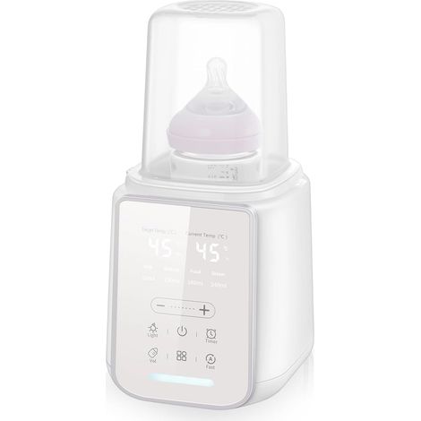 Multifunktions-Babyflaschenwärmer – Flaschenwärmer mit einstellbarem Timer – 48-Stunden-Temperatur – Warmhaltefunktion – Babyflaschenwärmer