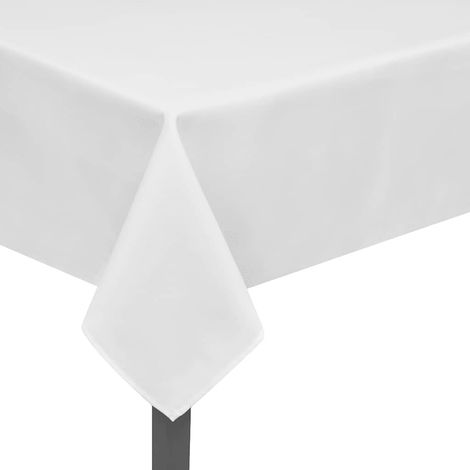 Maison Exclusive - 5 Tovaglie bianche 100 x 100 cm (1/4)