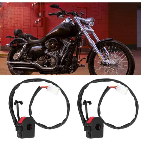 Guidon universel de moto 22 mm, phares, clignotants, klaxon, régulateur de vitesse (paire) (1/5)